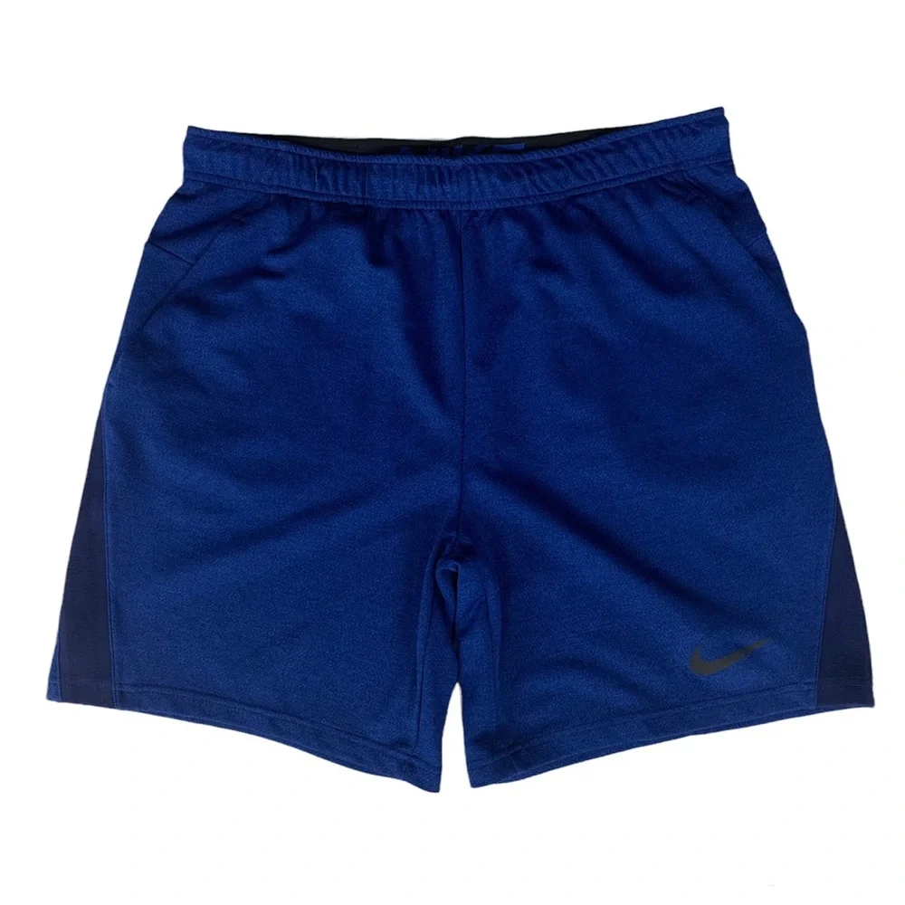 Nike Dri Fit Men's Blue Black Performance Basketball Track Gym Shorts Size XL - Picture 3 of 8